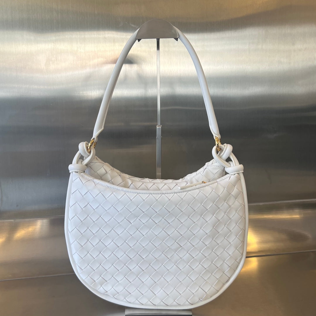 Bottega Veneta BV 764281 Medium Gemelli White