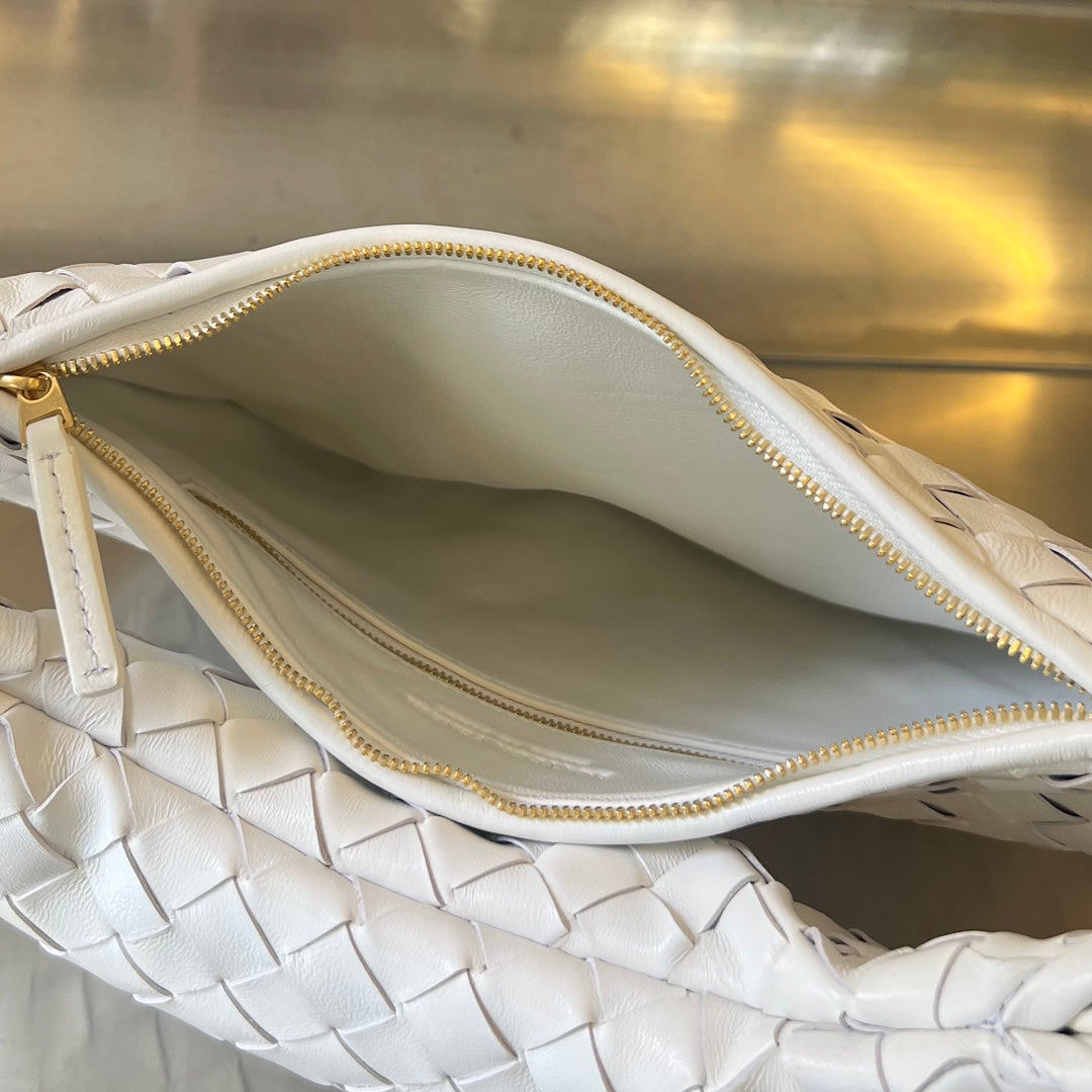 Bottega Veneta BV 764281 Medium Gemelli White