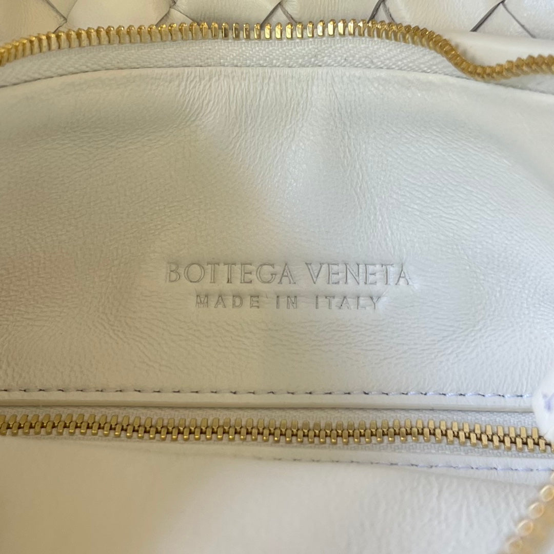 Bottega Veneta BV 764281 Medium Gemelli White