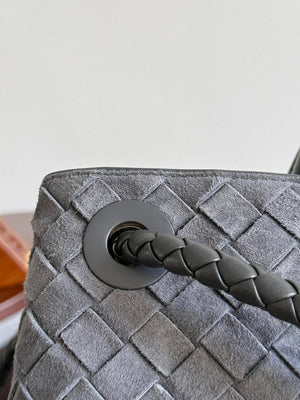 Bottega Veneta BV 766016 Medium Andiamo Suede BV90129 - Default Title - View 5