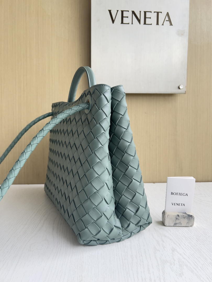 Bottega Veneta BV 766016 Medium Andiamo Suede BV90137 - Default Title - View 2