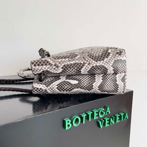 Bottega Veneta BV 743572 Medium Andiamo Snakeskin Handbag BV9069 - Default Title - View 2