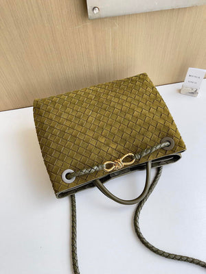 Bottega Veneta BV 766016 Medium Andiamo Suede BV90132 - Default Title - View 5