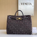 Bottega Veneta BV 766016 Medium Andiamo Suede BV90130 - Default Title - View 1