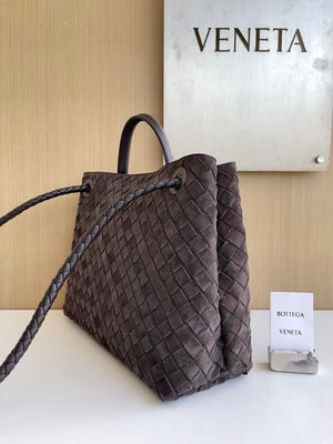 Bottega Veneta BV 766016 Medium Andiamo Suede BV90130 - Default Title - View 2