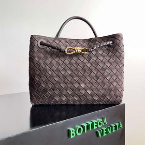 Bottega Veneta BV 766016 Medium Andiamo With Suede BV9015 - Default Title - View 1