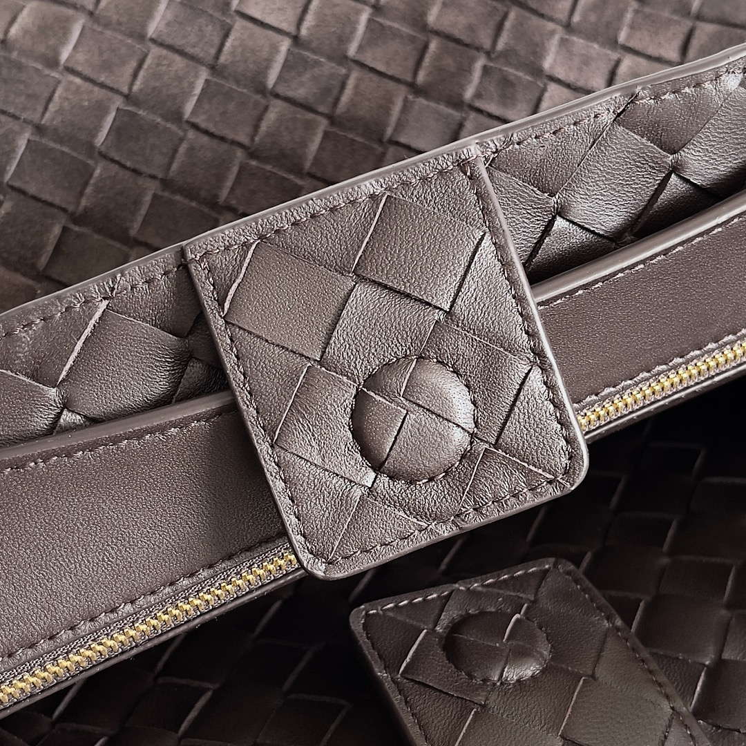 Bottega Veneta BV 766016 Medium Andiamo With Suede BV9015