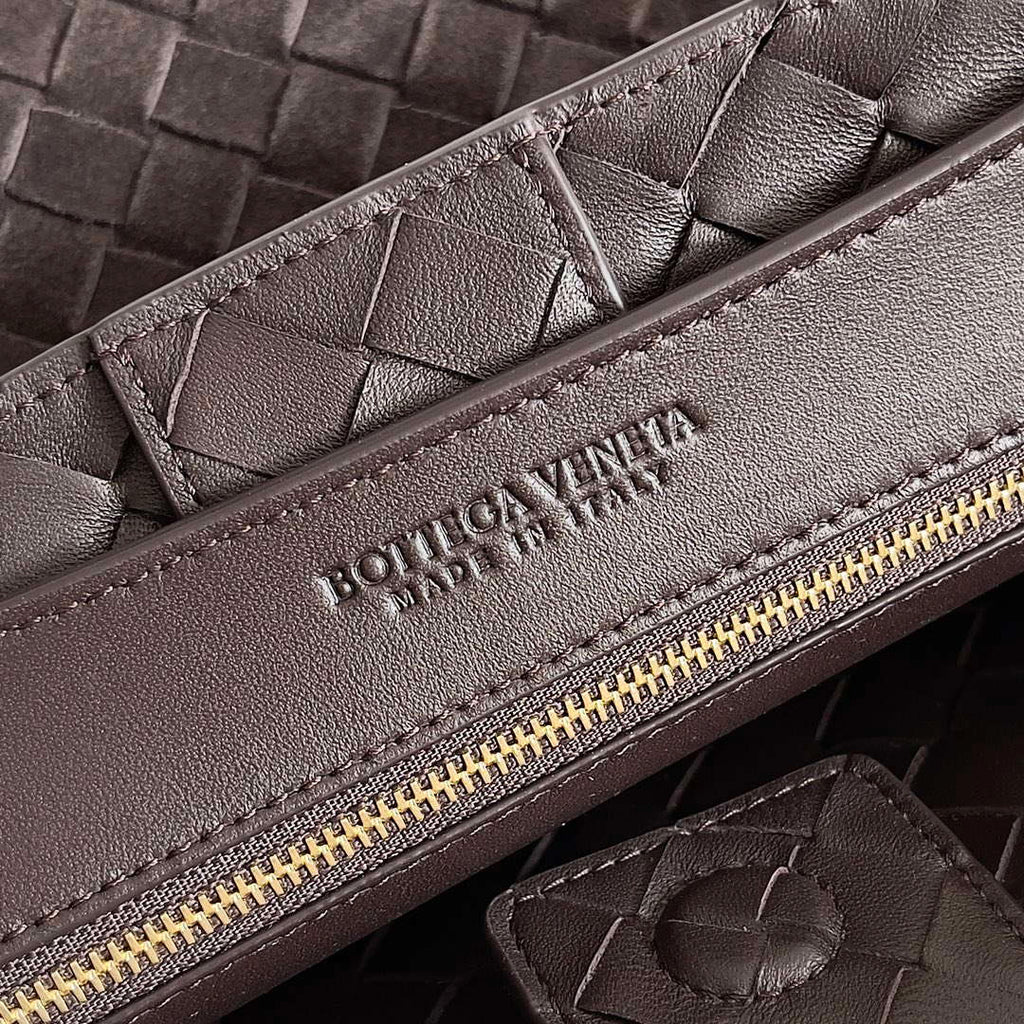 Bottega Veneta BV 766016 Medium Andiamo With Suede BV9015