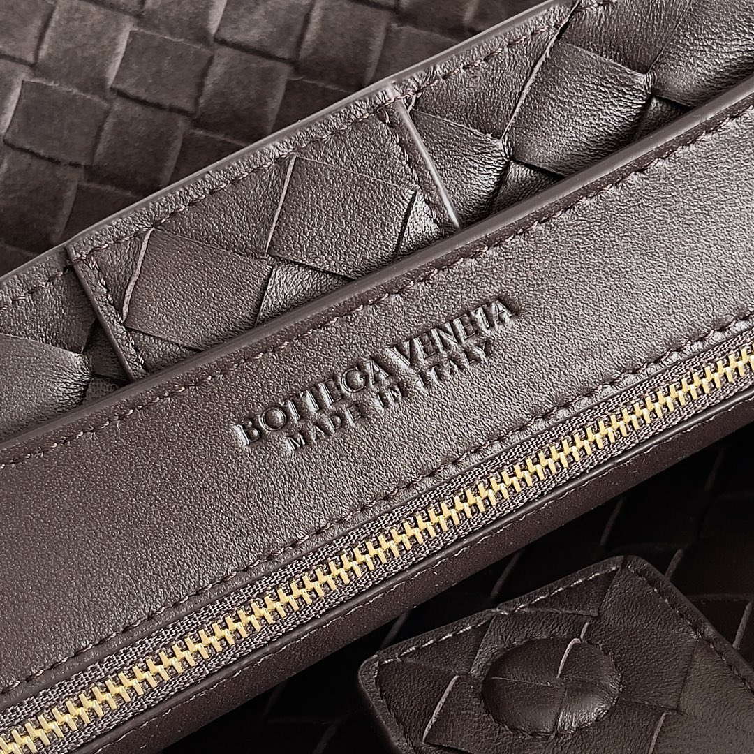 Bottega Veneta BV 766016 Medium Andiamo With Suede BV9015