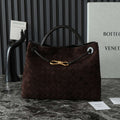 Bottega Veneta BV 766016 Medium Andiamo With Suede BV9017