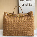 Bottega Veneta BV 766019 Large Andiamo bag BV9906 in Suede - Default Title - View 1