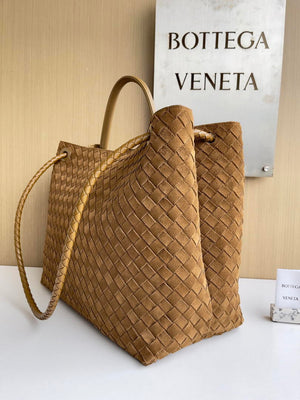 Bottega Veneta BV 766019 Large Andiamo bag BV9906 in Suede - Default Title - View 2