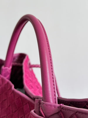 Bottega Veneta BV 766019 Large Andiamo bag BV9907 in Suede - Default Title - View 8