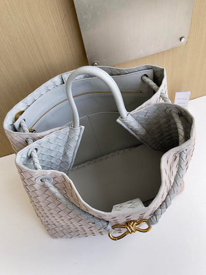 Bottega Veneta BV 766019 Large Andiamo bag BV9908 in Suede - Default Title - View 9