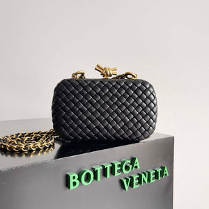 Bottega Veneta BV 776662V01D11019 Knot with Chain Black - Default Title - View 1
