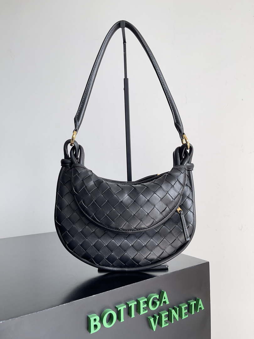 Bottega Veneta BV 776764 Small Gemelli Black - Default Title - View 1