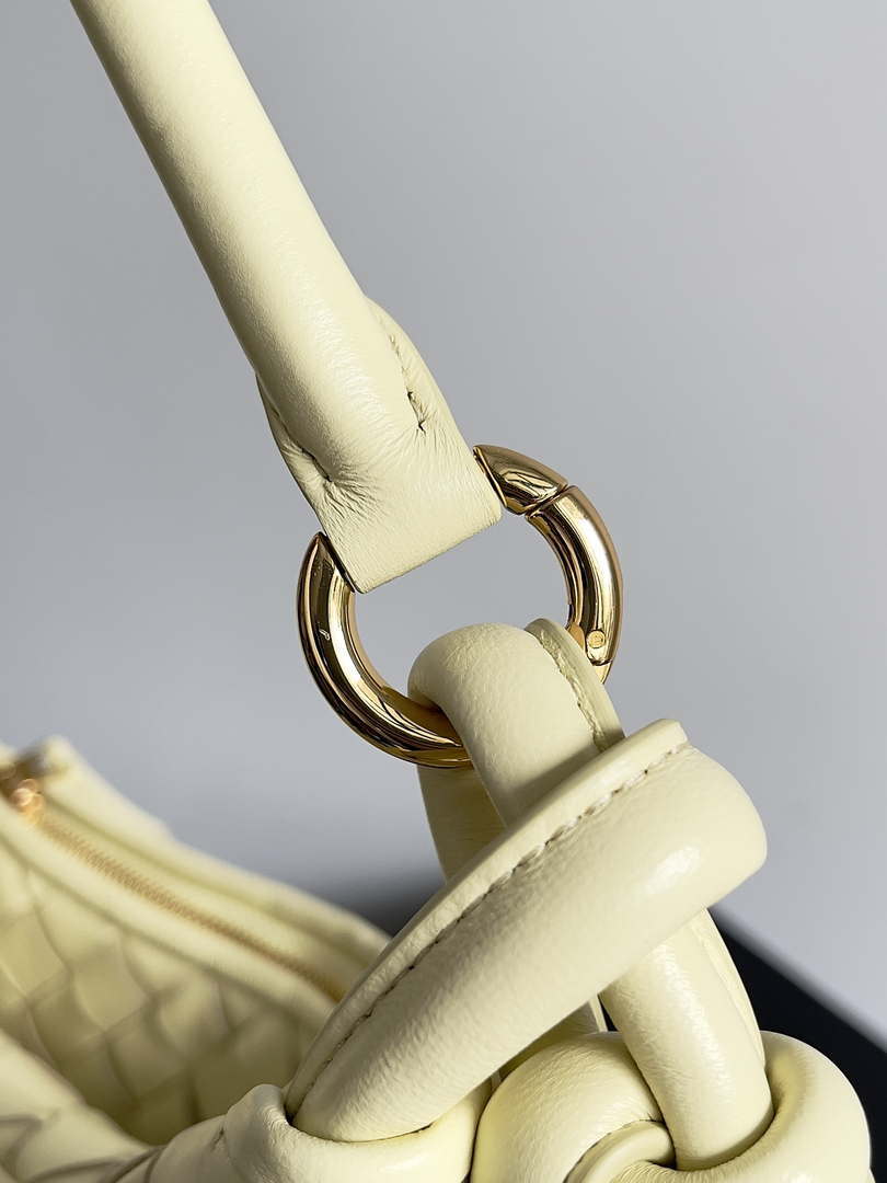 Bottega Veneta BV 776764 Small Gemelli Light Yellow