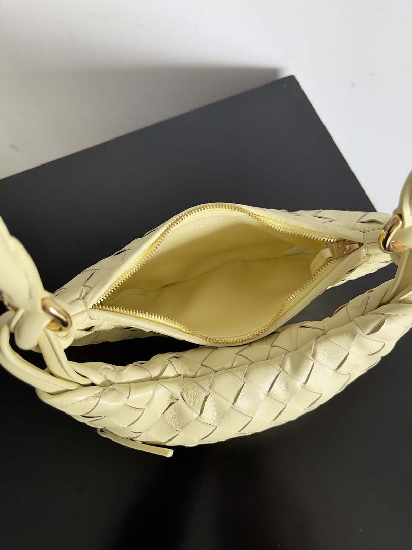 Bottega Veneta BV 776764 Small Gemelli Light Yellow