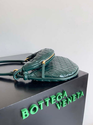 Bottega Veneta BV 776764 Small Gemelli Dark Green - Default Title - View 2
