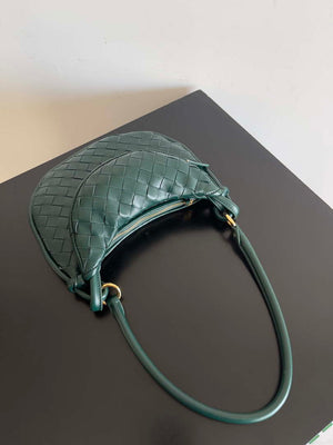 Bottega Veneta BV 776764 Small Gemelli Dark Green - Default Title - View 3