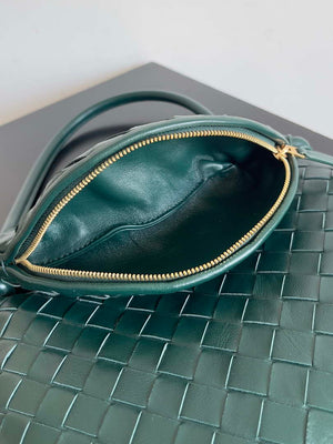 Bottega Veneta BV 776764 Small Gemelli Dark Green - Default Title - View 6