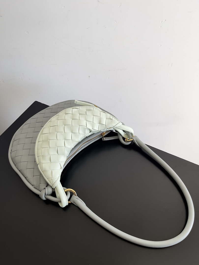 Bottega Veneta BV 776764 Small Gemelli Gray