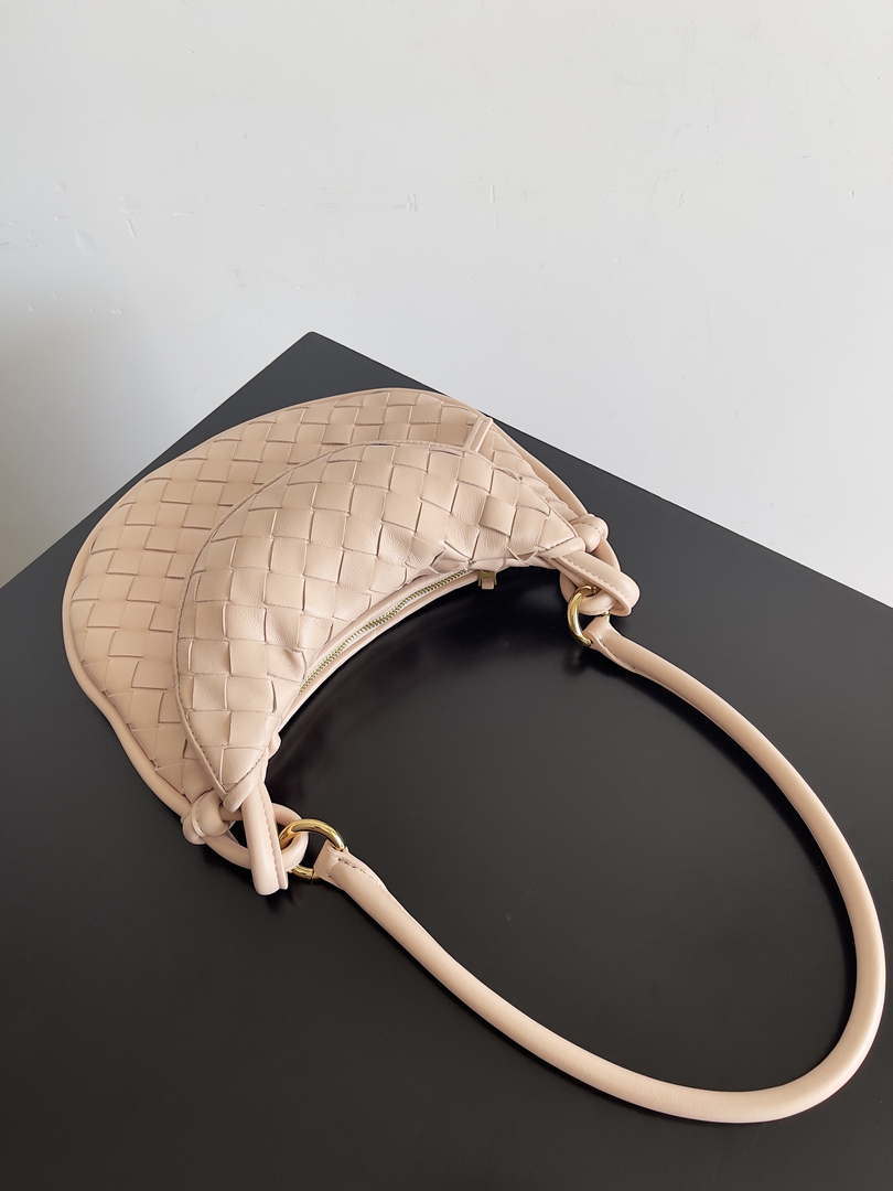 Bottega Veneta BV 776764 Small Gemelli Nude Pink
