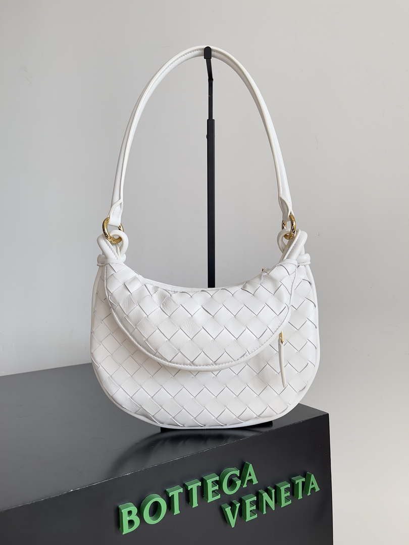 Bottega Veneta BV 776764 Small Gemelli White