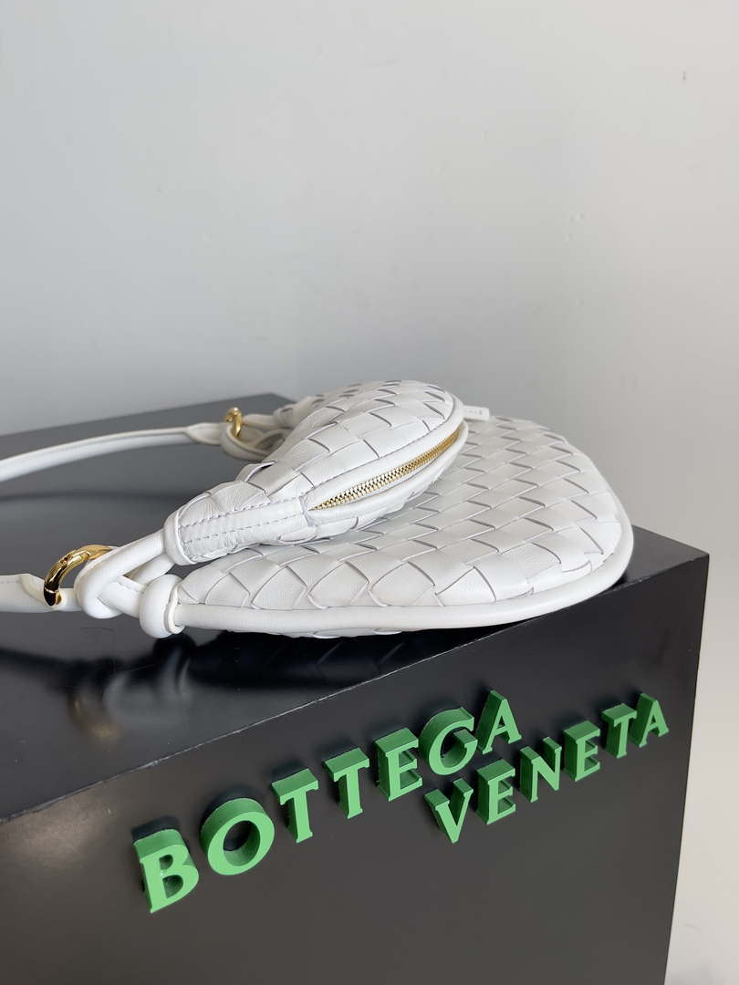 Bottega Veneta BV 776764 Small Gemelli White
