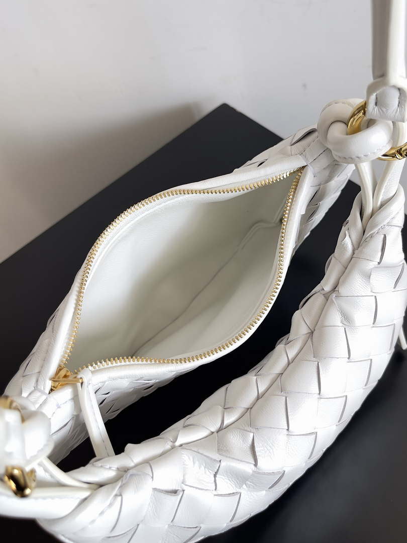 Bottega Veneta BV 776764 Small Gemelli White