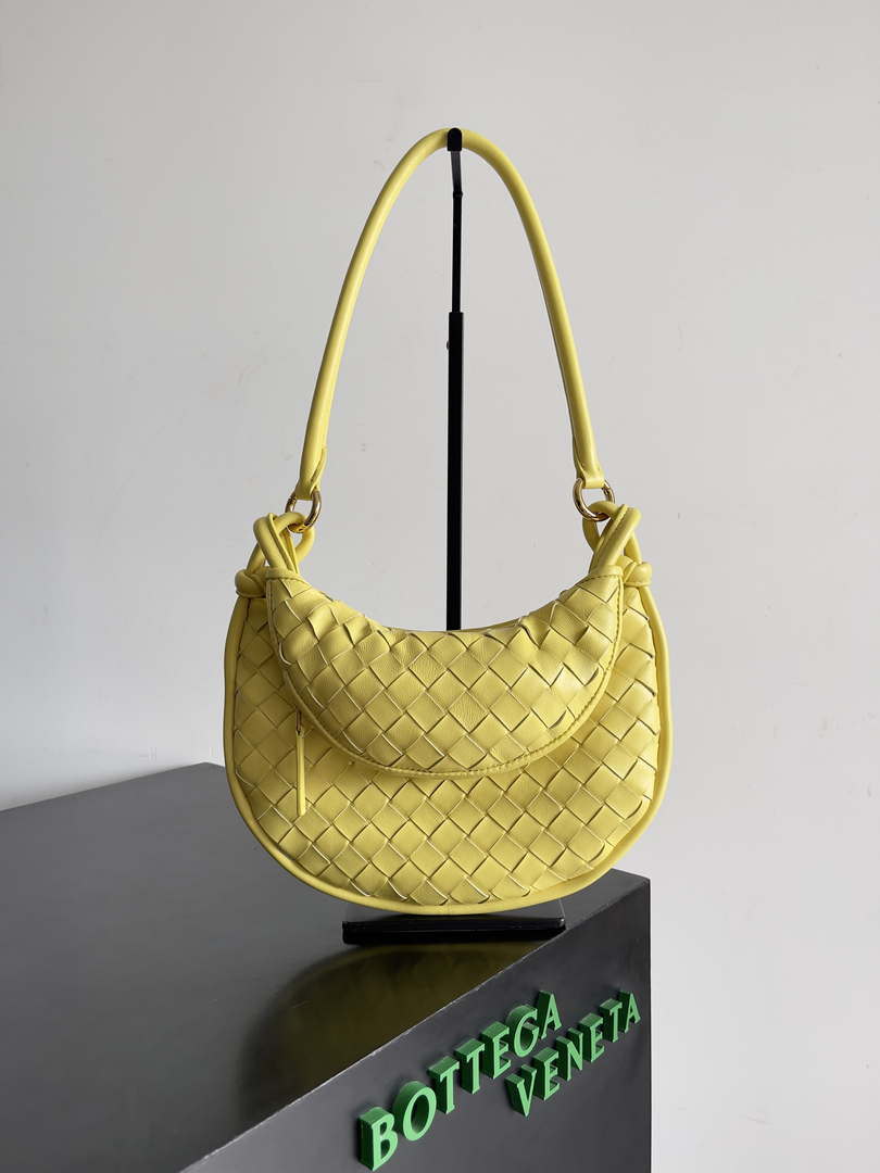 Bottega Veneta BV 776764 Small Gemelli Yellow - Default Title - View 1