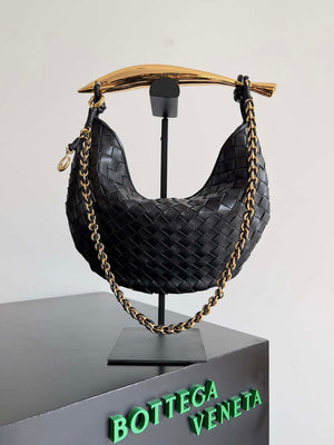 Bottega Veneta BV 776768 Sardine With Chain Black - Default Title - View 1