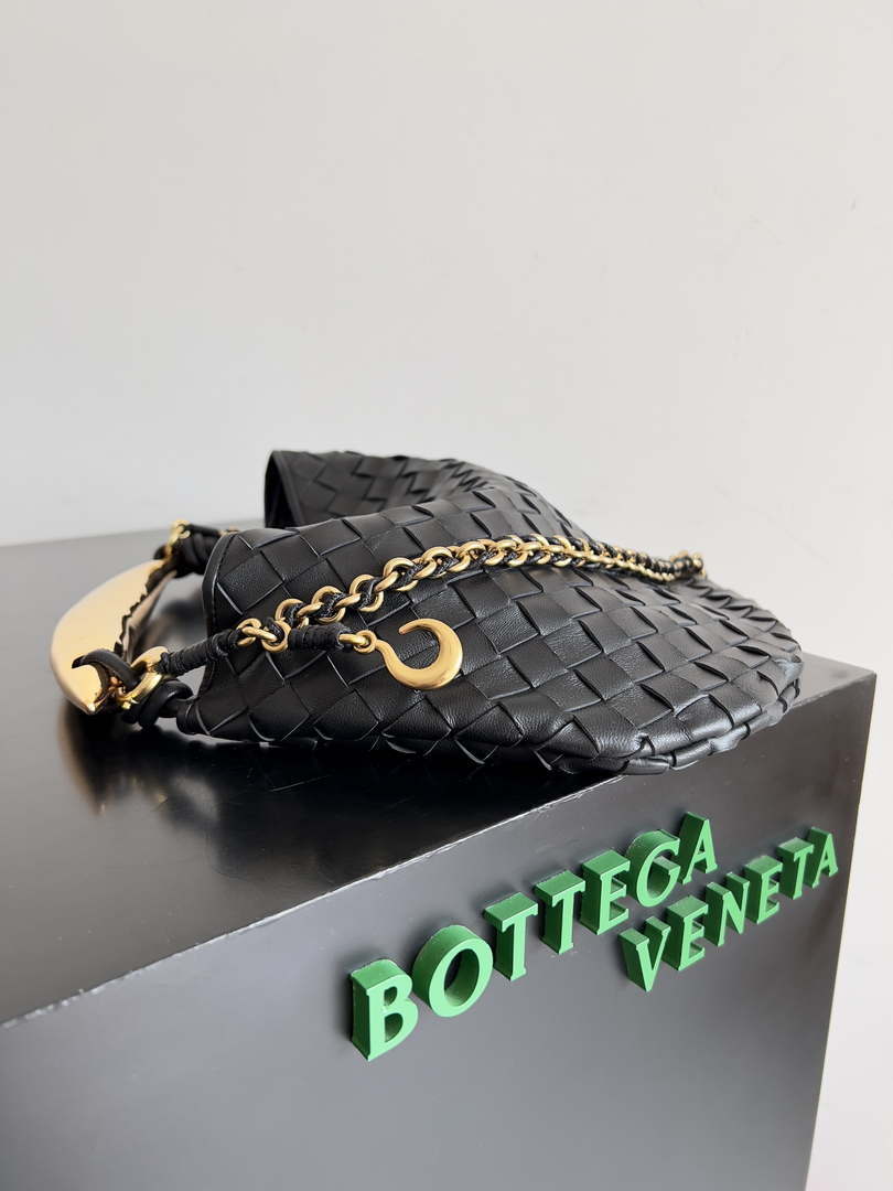 Bottega Veneta BV 776768 Sardine With Chain Black - Default Title - View 2