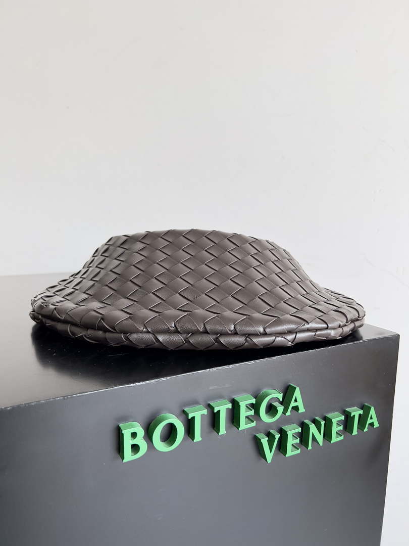 Bottega Veneta BV 776768 Sardine With Chain Dark Brown