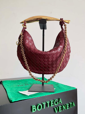Bottega Veneta BV 776768 Sardine With Chain Red - Default Title - View 1