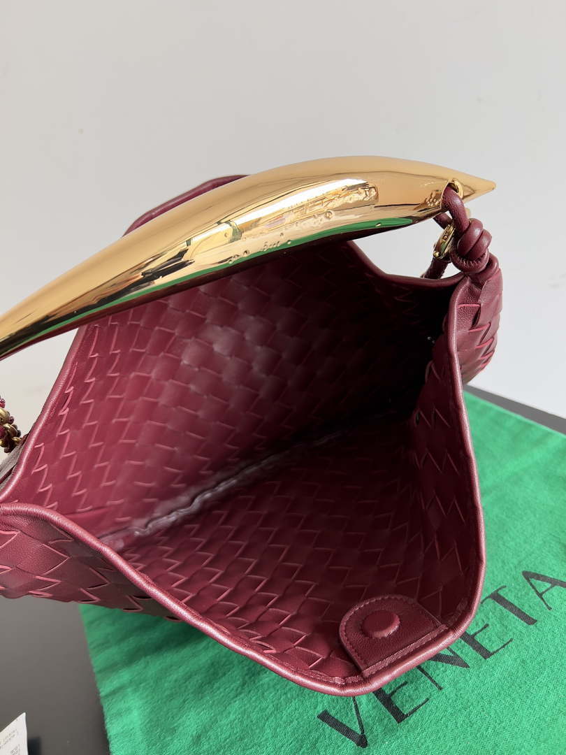 Bottega Veneta BV 776768 Sardine With Chain Red - Default Title - View 9