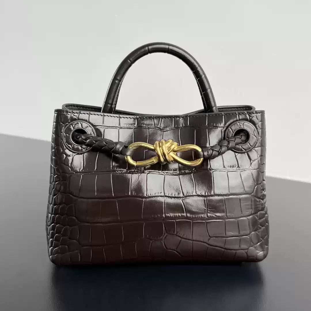 Bottega Veneta BV 777614 Mini Andiamo Crossbody Bag BV9052 - Default Title - View 1
