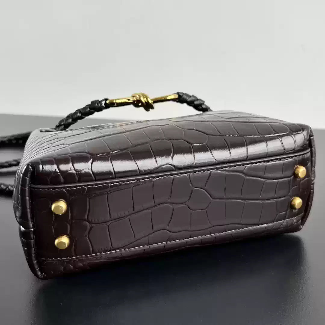 Bottega Veneta BV 777614 Mini Andiamo Crossbody Bag BV9052 - Default Title - View 4