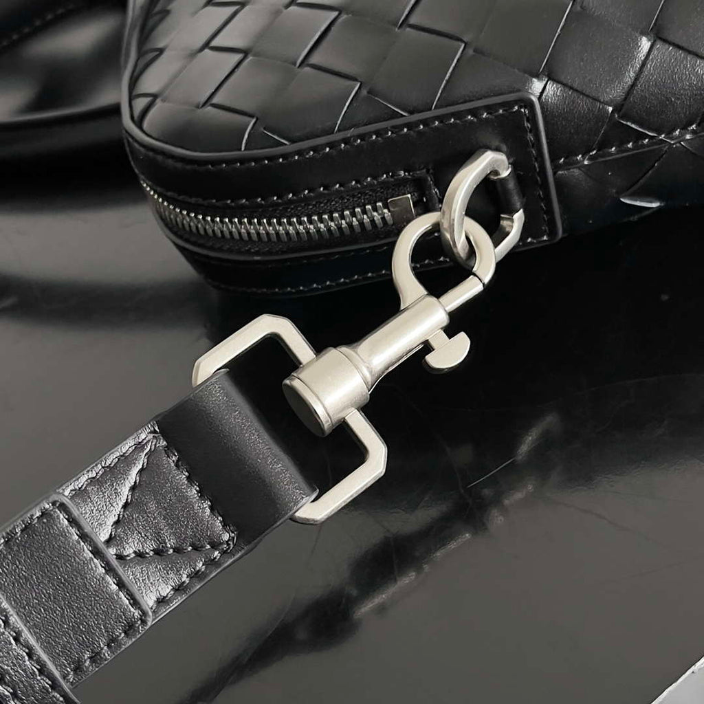 Bottega Veneta BV 778081 Slim Intrecciato Briefcase Men Message Bag BV9098