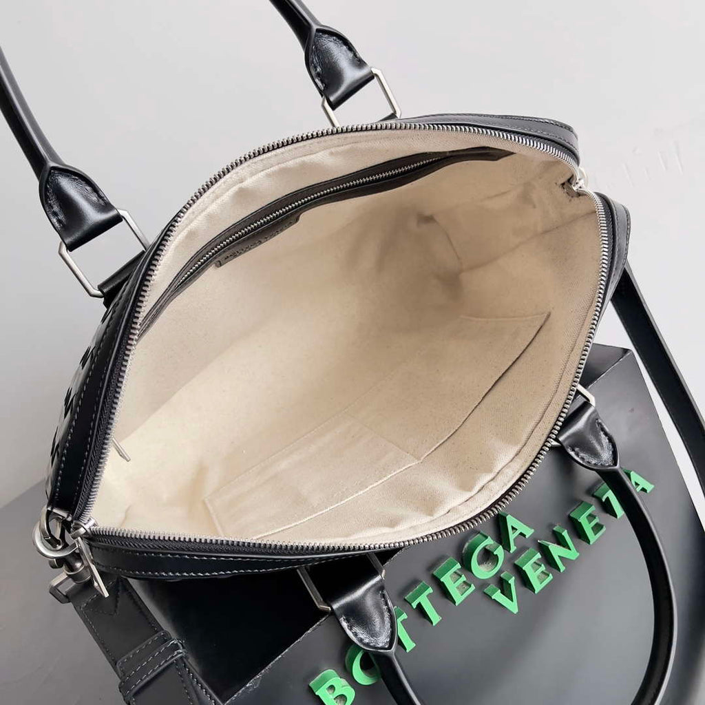 Bottega Veneta BV 778081 Slim Intrecciato Briefcase Men Message Bag BV9098