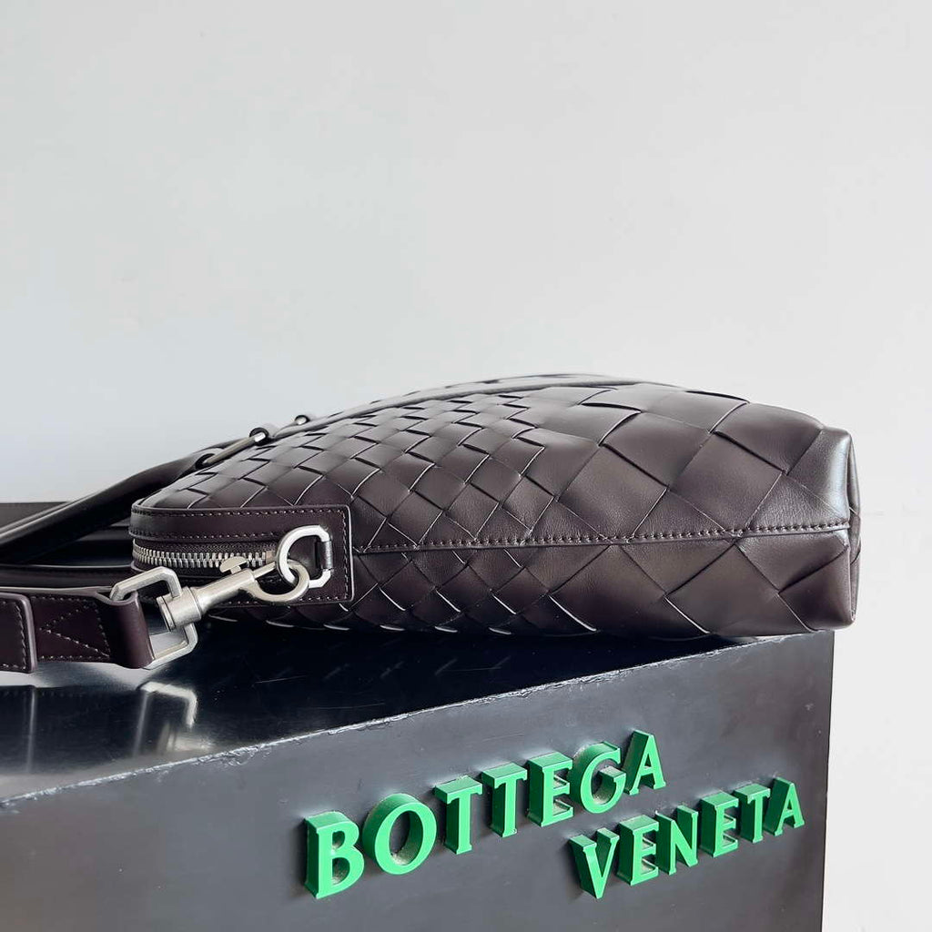 Bottega Veneta BV 778081 Slim Intrecciato Briefcase Men Message Bag BV9099