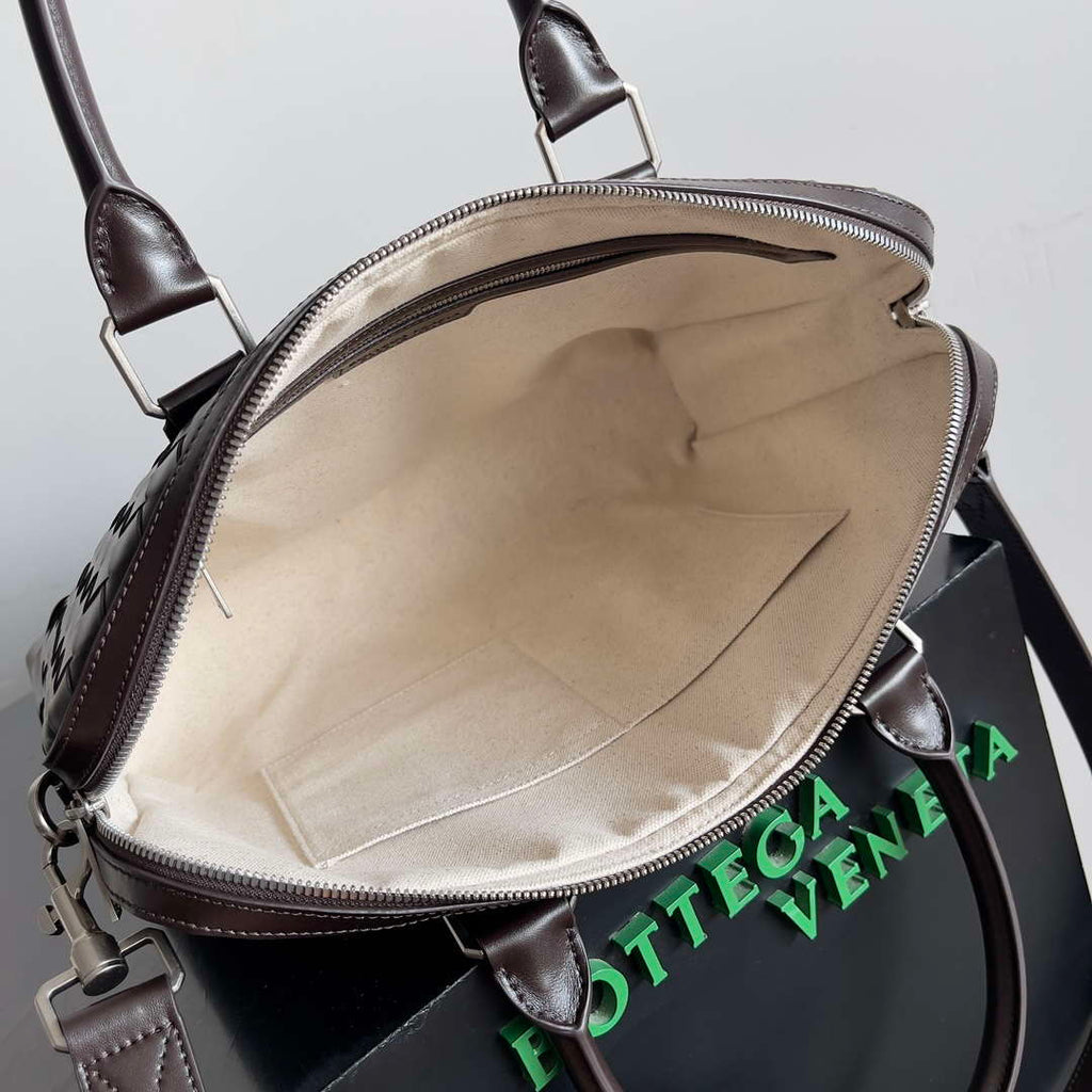 Bottega Veneta BV 778081 Slim Intrecciato Briefcase Men Message Bag BV9099