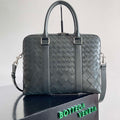 Bottega Veneta BV 778081 Slim Intrecciato Briefcase Men Message Bag BV9100