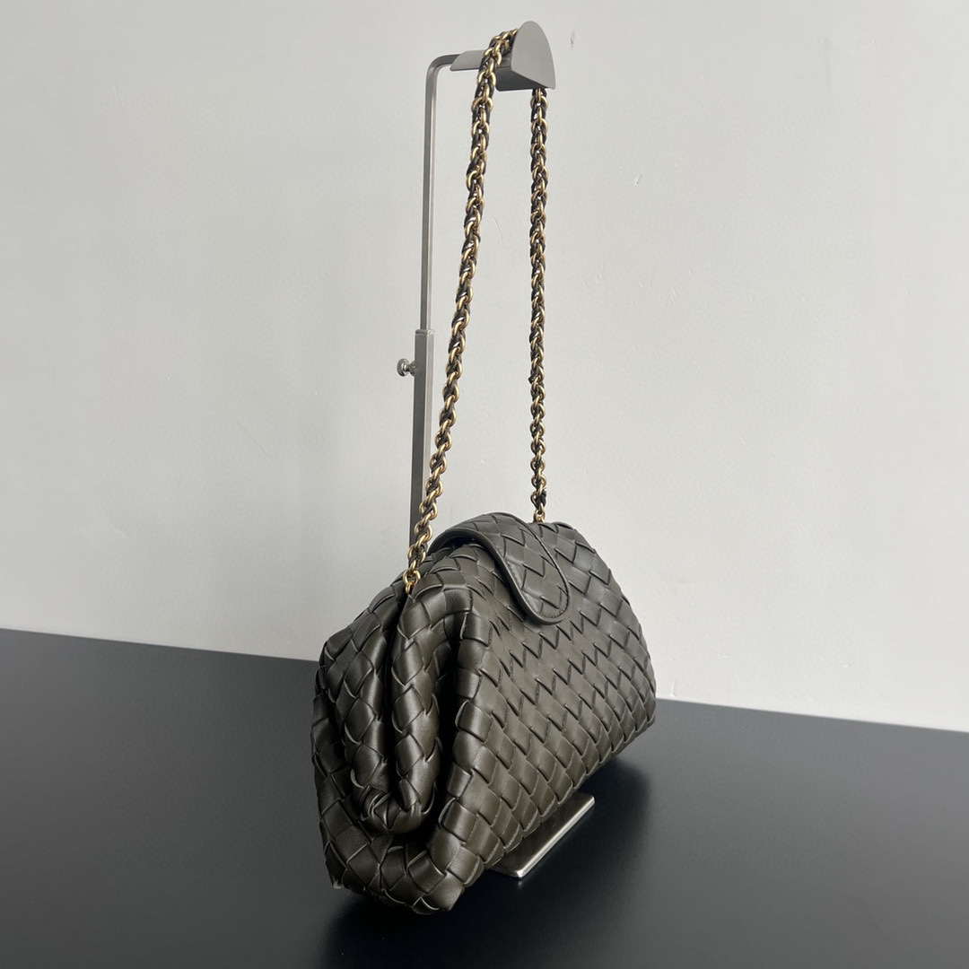 Bottega Veneta BV 785807 Lauren 1980 Kaki clutch Bag