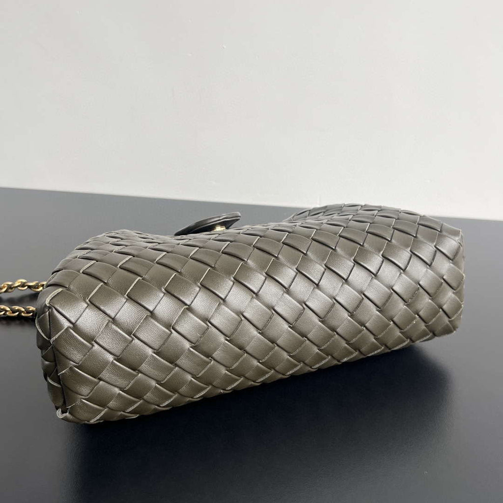 Bottega Veneta BV 785807 Lauren 1980 Kaki clutch Bag