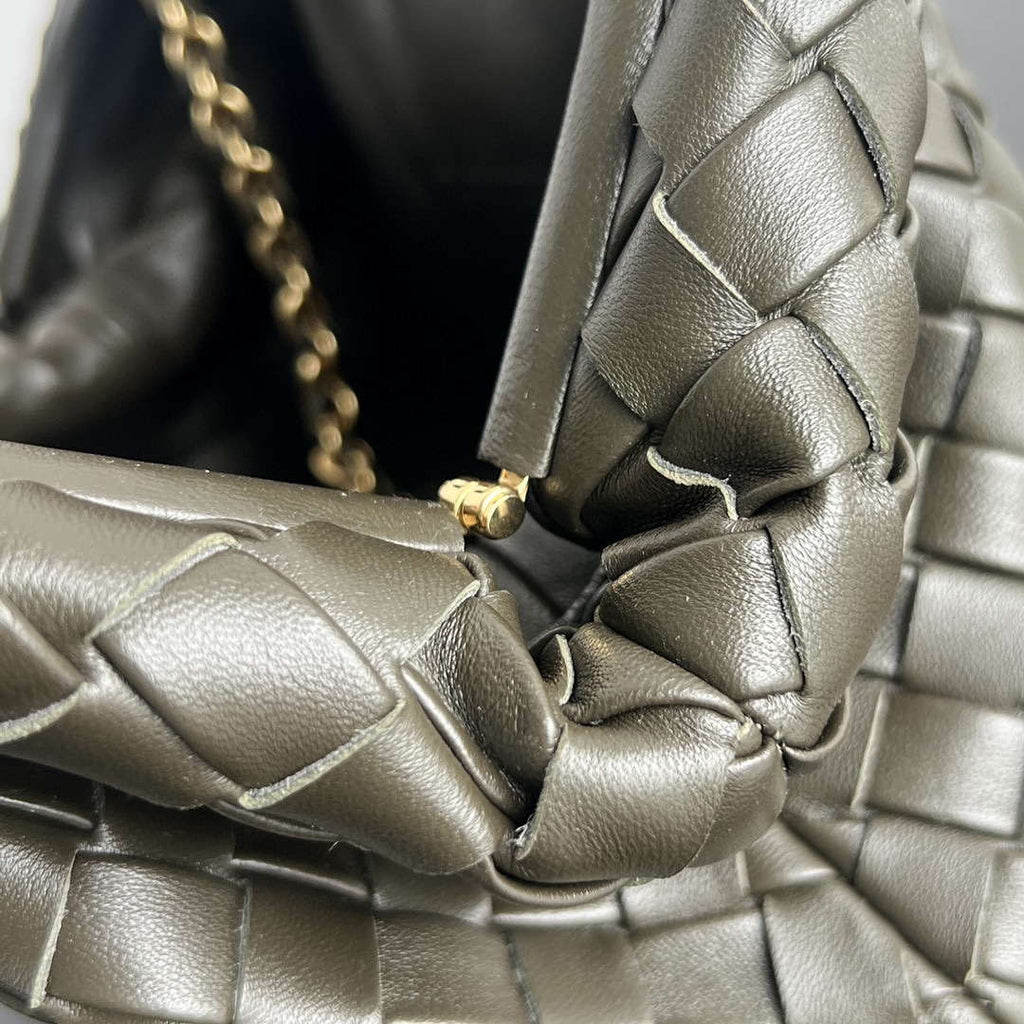 Bottega Veneta BV 785807 Lauren 1980 Kaki clutch Bag