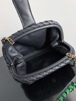 Bottega Veneta BV 785807 Lauren 1980 clutch Bag BV92024 Navy Blue - Default Title - View 9