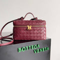 Bottega Veneta BV 789109V3IV16414 Bang Bang Vanity Case Wine Red - Default Title - View 1