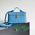 Bottega Veneta BV 789109V3IV16414 Bang Bang Vanity Case Blue - Default Title - View 1