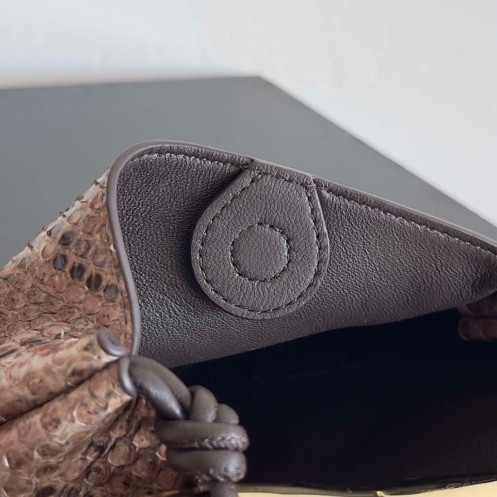 Bottega Veneta BV 794920 Baby Sardine Cross-body bag Python fondant leather